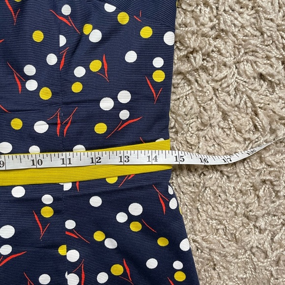 Boden Top Polka Dots V-Neck Cotton - Picture 12 of 14